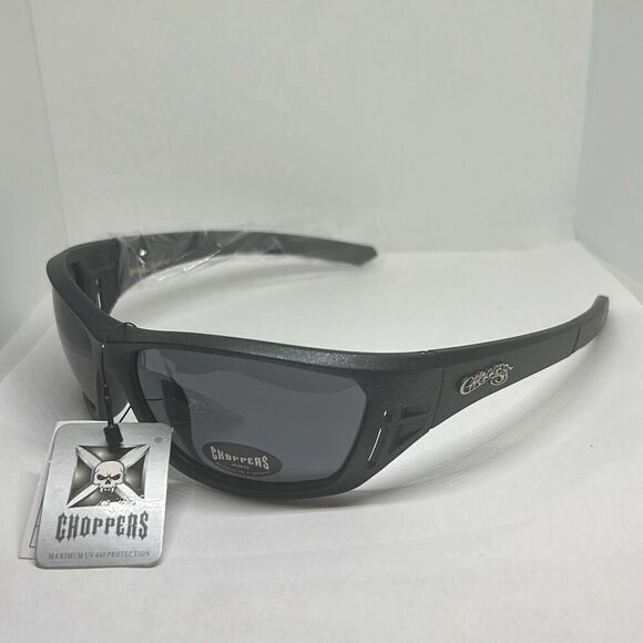 Choppers Biker Mens Mirrored Sunglasses - Picture 1 of 3
